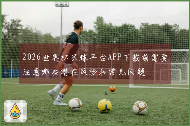 2026世界杯买球平台APP下载前需要注意哪些潜在风险和常见问题
